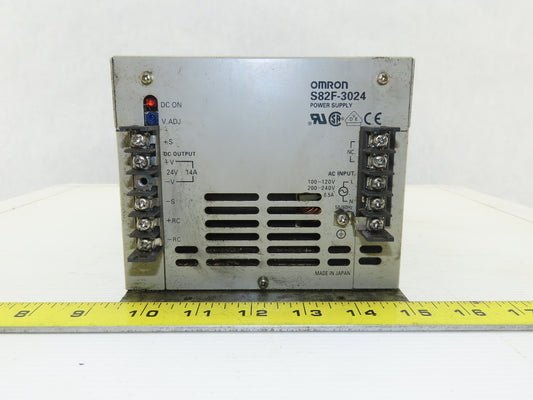 Omron S82F-3024 100-120 200-240V Input 24VDC Output Power Supply