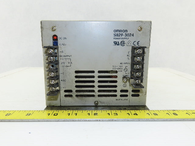 Omron S82F-3024 100-120 200-240V Input 24VDC Output Power Supply