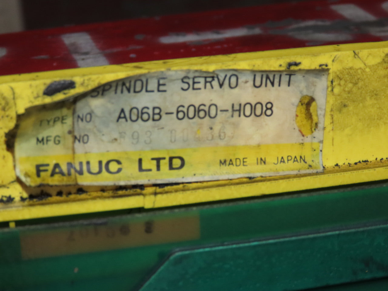 Fanuc A06B-6060-H008 AC Spindle Servo Unit