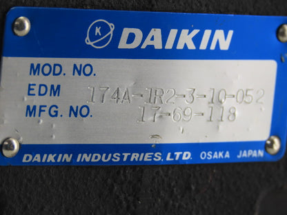 Daikin EDM 174A-1R2-3-10-052 Hydraulic Motor W/ Valves 1" Shaft