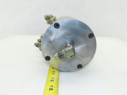 Kitako MT4-170 Hydraulic Spindle Motor 9 Port 60mm Bore From CNC Lathe