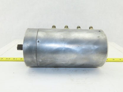 Kitako MT4-170 Hydraulic Spindle Motor 9 Port 60mm Bore From CNC Lathe