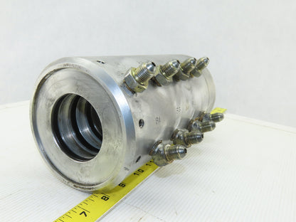 Kitako MT4-170 Hydraulic Spindle Motor 9 Port 60mm Bore From CNC Lathe