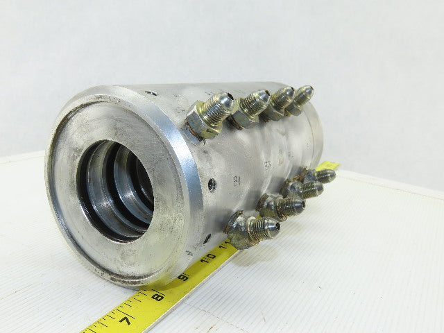 Kitako MT4-170 Hydraulic Spindle Motor 9 Port 60mm Bore From CNC Lathe