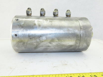 Kitako MT4-170 Hydraulic Spindle Motor 9 Port 60mm Bore From CNC Lathe