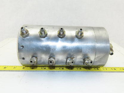 Kitako MT4-170 Hydraulic Spindle Motor 9 Port 60mm Bore From CNC Lathe