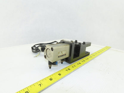 SMC CDQ2D25 Position Lock Pneumatic Cylinder Removed From Kitagawa MT4-170