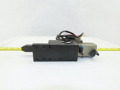 SMC CDQ2D25 Position Lock Pneumatic Cylinder Removed From Kitagawa MT4-170