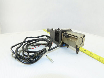 SMC CDQ2D25 Position Lock Pneumatic Cylinder Removed From Kitagawa MT4-170