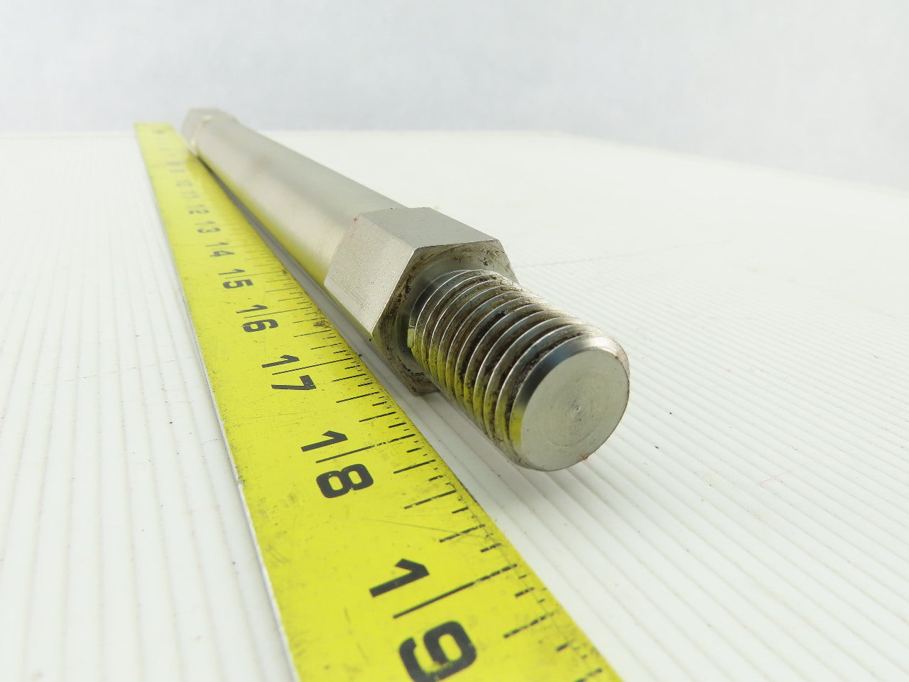 M20-2.5 Stainless Steel Male Female Spindle Extension Rod 12-3/4" OAL