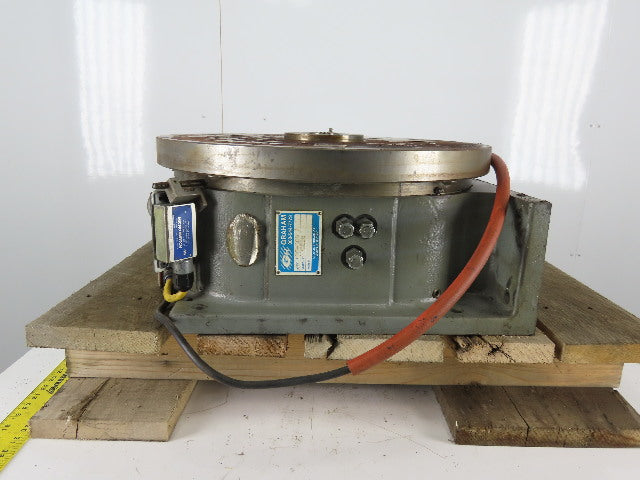 Graham 20-20V 20" Hydraulic Rotary Turntable Positioner 5 Stop 360° 1-1/4" Bore