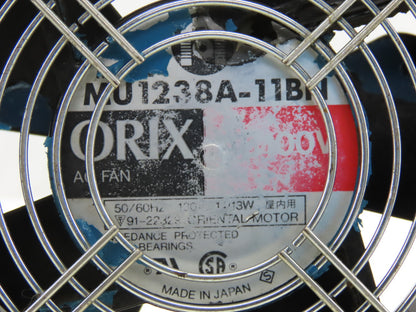 Orix MU1238A-11BN 3 Fan Cabinet Cooling Unit 115V