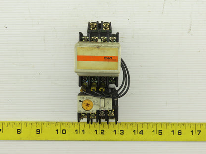 Fuji SC-0 TR-0N/3 600V 5Hp Contactor 4-6 Amp Trip Overload