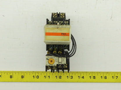 Fuji SC-0 TR-0N/3 600V 5Hp Contactor 4-6 Amp Trip Overload