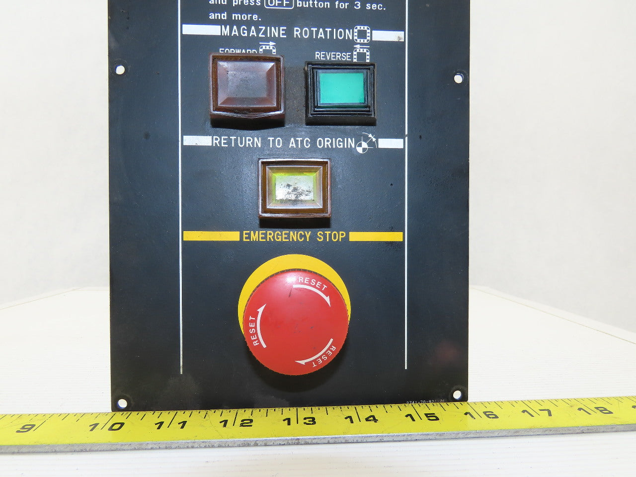 Hitachi Seki 2741-70-921-00 Automatic Tool Changer Control Panel