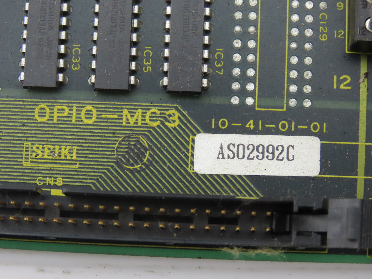 Seiki OP10-MC3 10-41-01-01 Circuit Board Parts or Repair