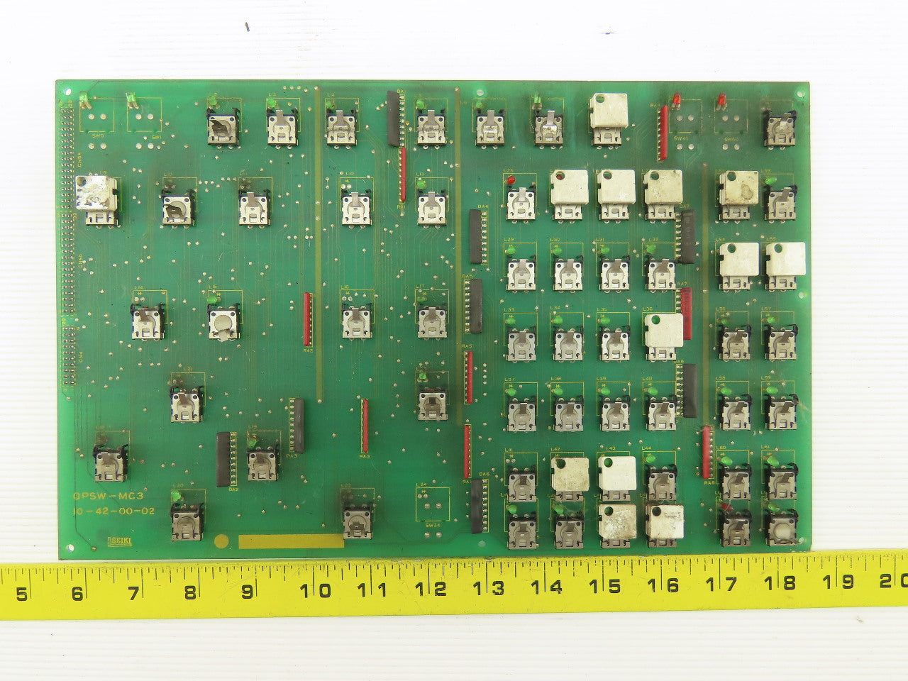 Seiki OPSW-MC3 10-42-00-02 Operator Keypad Circuit Board