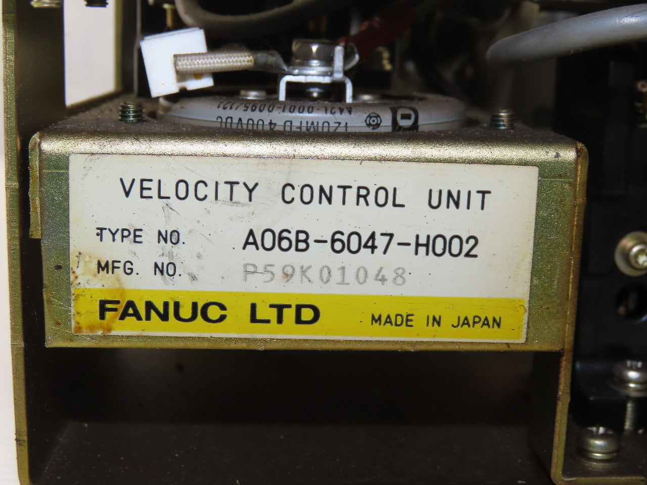 Fanuc A06B-6047-H002 Velocity Control Unit