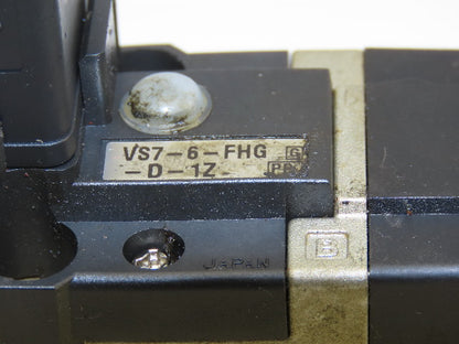SMC VS7-6-FHG-D-1Z 4/3 Position Closed Center Pneumatic Solenoid Valve 100V Coil