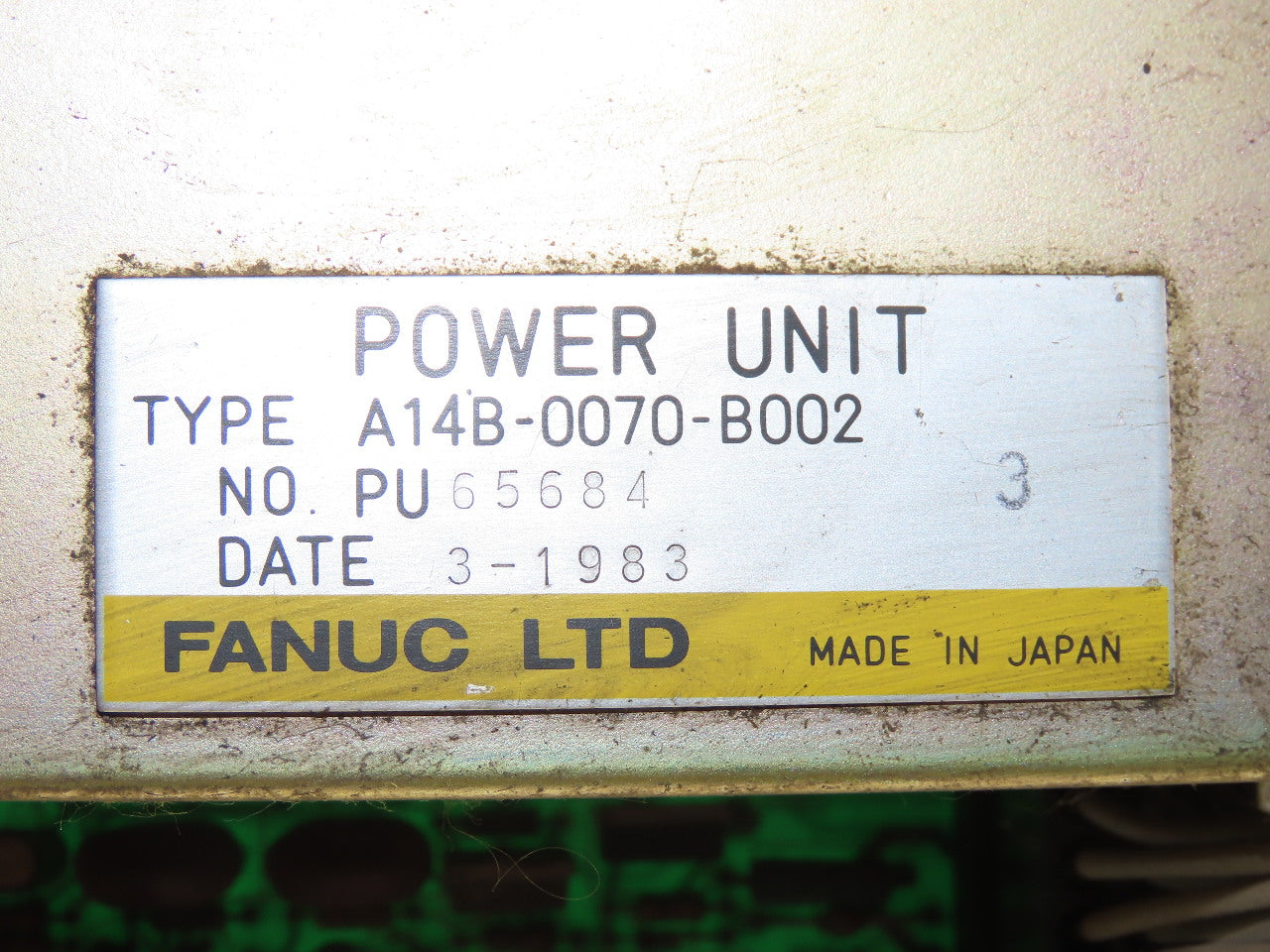 Fanuc A14B-0070-B002 Power Unit