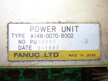 Fanuc A14B-0070-B002 Power Unit