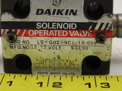 Daikin LS-G02-9CA-10 509 4/3 Position Solenoid Valve Body