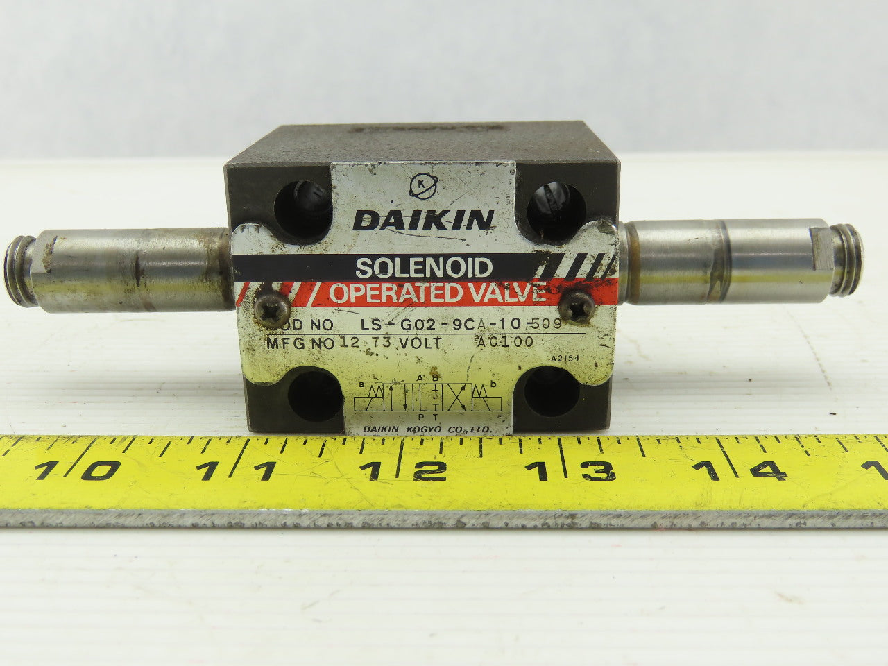 Daikin LS-G02-9CA-10 509 4/3 Position Solenoid Valve Body