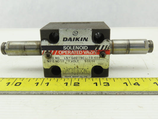 Daikin LS-G02-9CA-10 509 4/3 Position Solenoid Valve Body