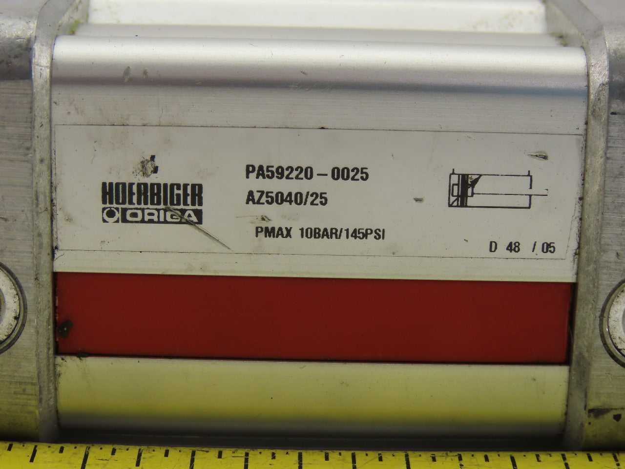 Hoerbiger Origa PA59220-0025 50mm Bore 25mm Stroke Double Acting Air Cylinder