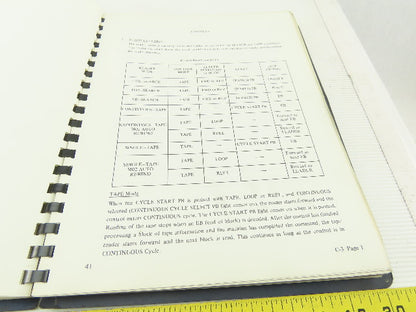 Cincinnati Milling 35010073A Acramatic 335DX Numerical Control Service Manual