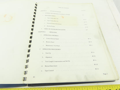 Cincinnati Milling 35010073A Acramatic 335DX Numerical Control Service Manual