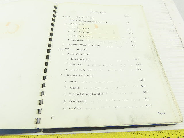 Cincinnati Milling 35010073A Acramatic 335DX Numerical Control Service Manual