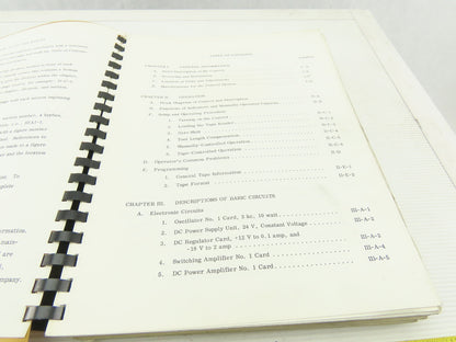 Cincinnati Cimtrol Acramatic 330 Operation Maintenance Manual Pub. No. M-2501-A1