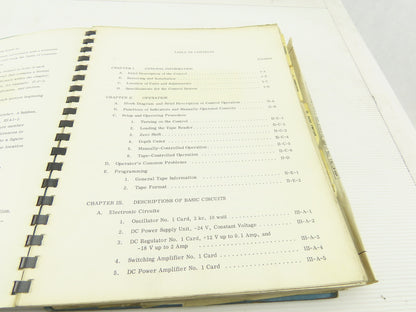 Cincinnati Acramatic Model 220 Operation Maintenance Manual Pub. No. M-2738-A1