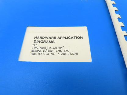 Cincinnati Cinturn 2216C Hardware Application Service Manual Pub No. 3-TC-89022