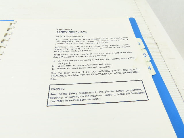 Cincinnati Cinturn 2216C Hardware Application Service Manual Pub No. 3-TC-89022