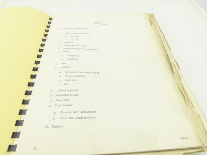 Cincinnati Acramatic Model 220 Operation Maintenance Manual Pub. No. M-2738-A1