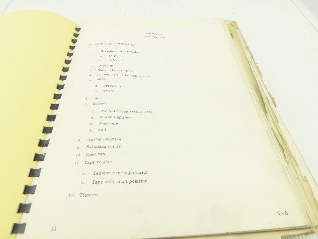 Cincinnati Acramatic Model 220 Operation Maintenance Manual Pub. No. M-2738-A1
