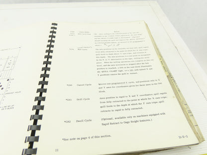 Cincinnati Acramatic Model 220 Operation Maintenance Manual Pub. No. M-2738-A