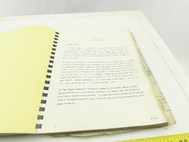 Cincinnati Acramatic Model 220 Operation Maintenance Manual Pub. No. M-2738-A