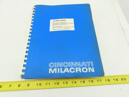 Cincinnati 2216C Cinturn Technical Manual DC PWM Drive Controller 6SC61