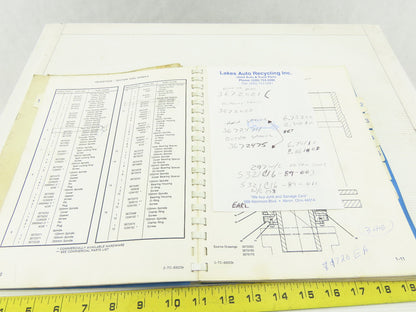 Cincinnati Cinturn Series 2216 & 2220 Parts Manual Pub. No. 2-TC-89020
