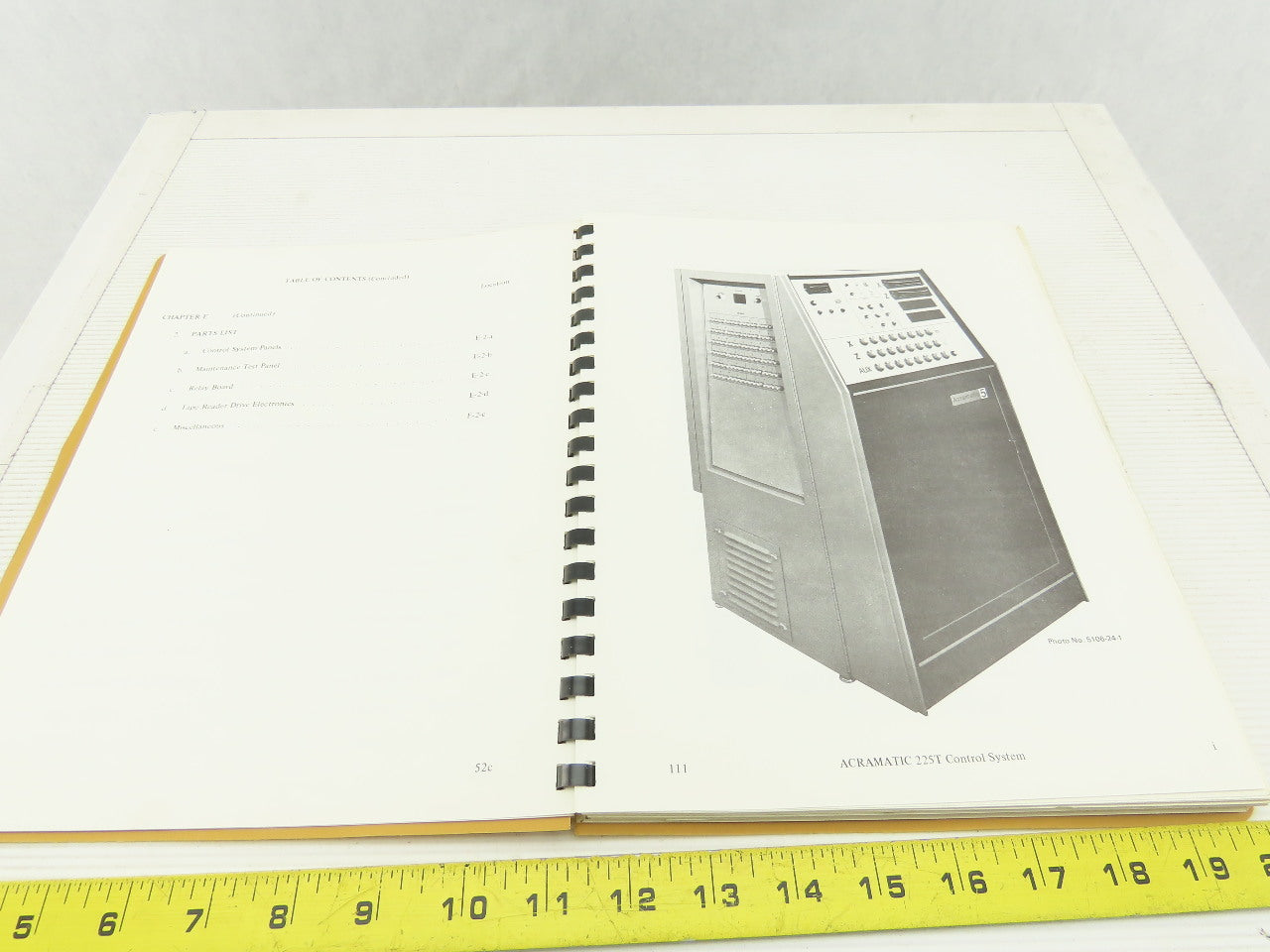 Cincinnati Acramatic 225T 5X Control Service Manual 3 501 0155A