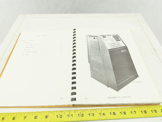 Cincinnati Acramatic 225T 5X Control Service Manual 3 501 0155A
