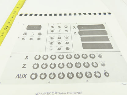 Cincinnati Acramatic 225T 5X Control Service Manual 3 501 0155A