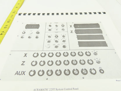 Cincinnati Acramatic 225T 5X Control Service Manual 3 501 0155A