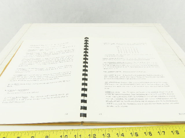 Cincinnati Acramatic 225T 5X Control Service Manual 3 501 0155A