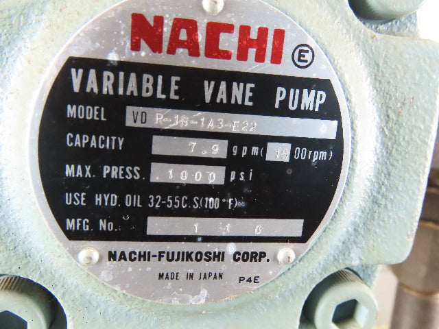 Graham T10L 1-1/2Hp 3Ph 230/460V 50 L Capacity Hydraulic Power Unit