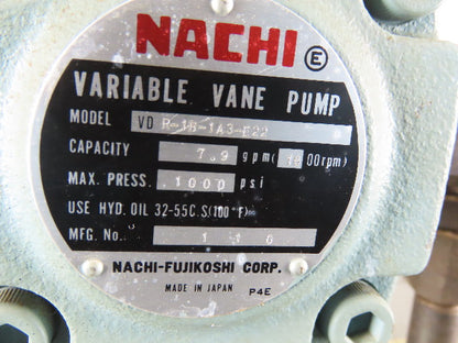Graham T10L 1-1/2Hp 3Ph 230/460V 50 L Capacity Hydraulic Power Unit