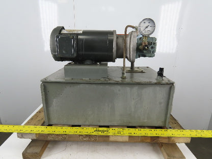 Graham T10L 1-1/2Hp 3Ph 230/460V 50 L Capacity Hydraulic Power Unit